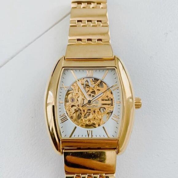 Auguste Galan Mens Gold Watch - Picture 15 of 17